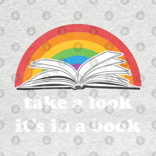 Take a Look, it's In a Book Reading Rainbow by KellyDesignCompany